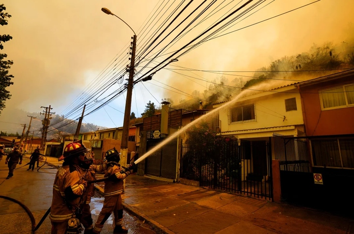 Số người chết do các vụ cháy rừng ở Chile tăng lên hơn 120